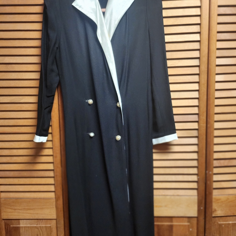 Elegant Black and White Women's dress